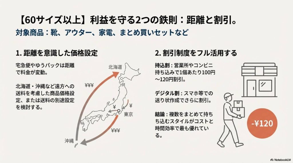 60cm以上の商品を発送する時のコツ