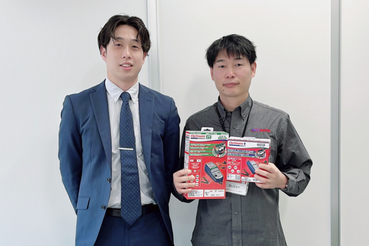 ウルロジ営業担当の鈴木とテックメイトジャパン株式会社 代表 岩渕様